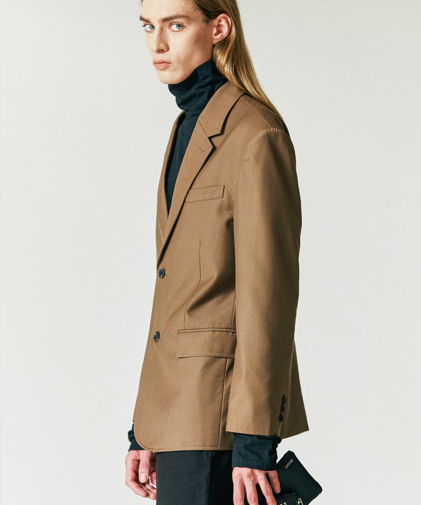 Ssy Half Stitch Blazer Brown