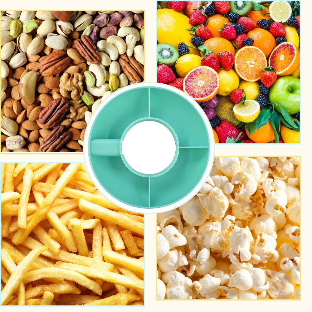 Tellerfach Obst Snackteller Obstteller Snacks Dessertteller Fall- und bruchfester Snackteller