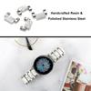 Pulseira de metal + resina de 20mm 22mm para samsung galaxy watch 5 pro 4 3 pulseira clássica 40mm 44mm 42mm 46mm 45mm active 2