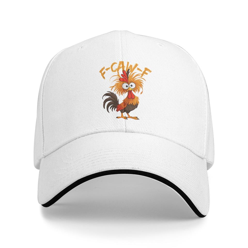 Spring Casual Baseball Cap F Caw F Rooster Funny Bird Fcawf Chicken Whisperer Fawk Hunting Camping Trucker Hat For Women