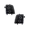 High Brightness LED Headlight Assembly with Dual Lenses & Flowing Turn Signal for Dongfeng Tianjin First Gen