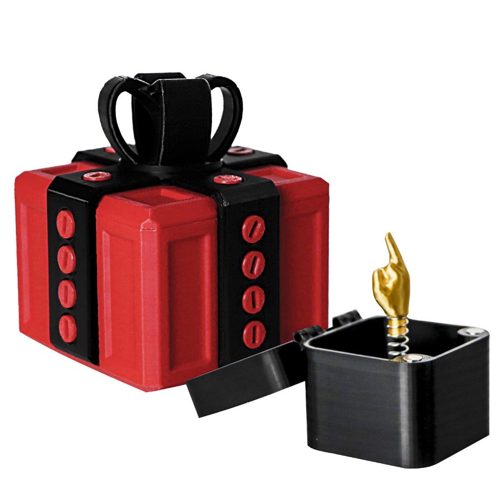 3D Printed Prank Gift Box - Novelty Toy