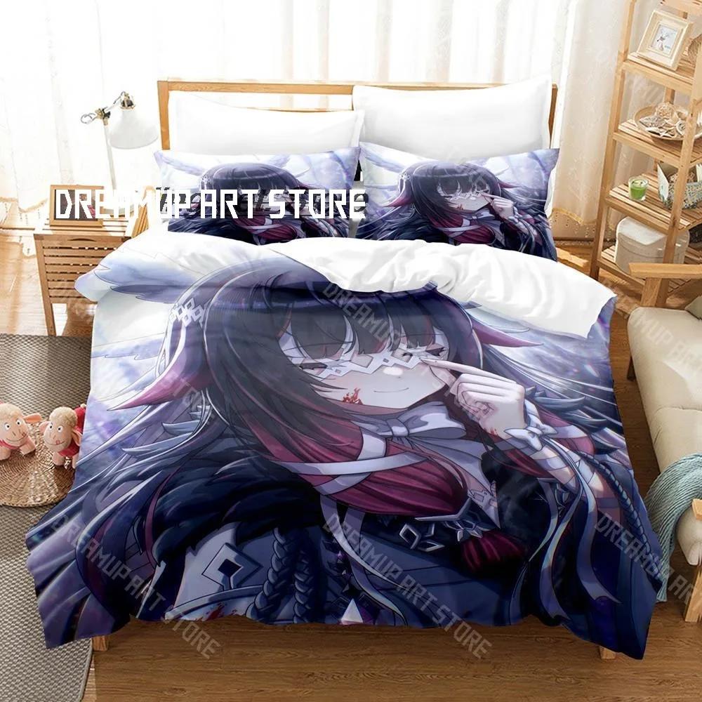 3D Print Genshin Impact Colombina Damselette Bedding Set Single Twin Full Queen King Size Bed Set Aldult Kid Bedroom Duvetcover