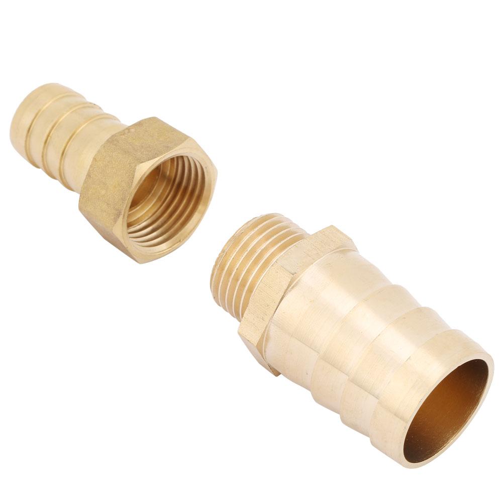 Brass Barbed Reducing Bushing Female Thread Pipe Fitting Connector Adapter (16 25mm)