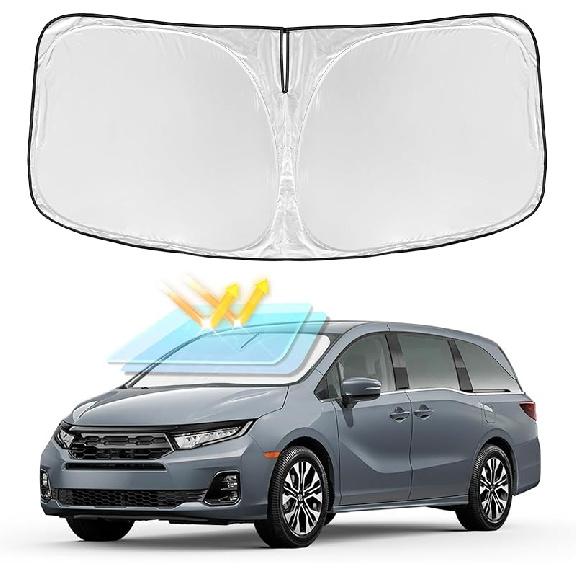 For Toyota Tacoma 2016- 2024 2025 2026 Sun Shade Sunshade Windshield Cover - 4 Layers Front Window Shade  Fit Tacoma 2Dr 4Dr Pickup Sun Visor 240T