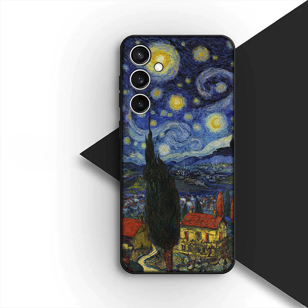Casing for Xiaomi Redmi Note 13 14 Pro Plus ProPlus 14C 13C Pro+ 5G Phone Cover Protective Case Sunflower Starry Night Van Gogh