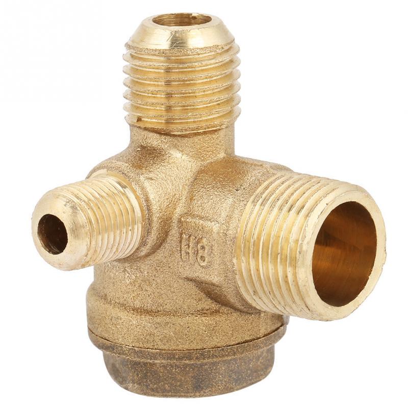 DINGGUANGHE Male Thread 90 Degree Brass Air Compressor Check Valve Spare Parts 201910mm DINGGUANGHE Male Thread 90 Degree Brass Air Compressor Check Valve Spare Parts 201910mm