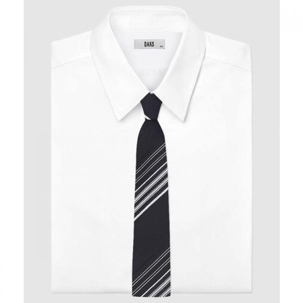 Daks 26ss Silk 100 Regimental Stripe Tie Dmg1acf1307n1 DMG1ACF1307-N1