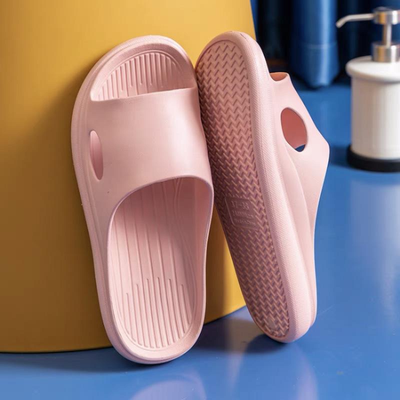 Summer popular step on shit feeling EVA thick-soled slippers women wear at home silent non-slip wear-resistant cool slippers men