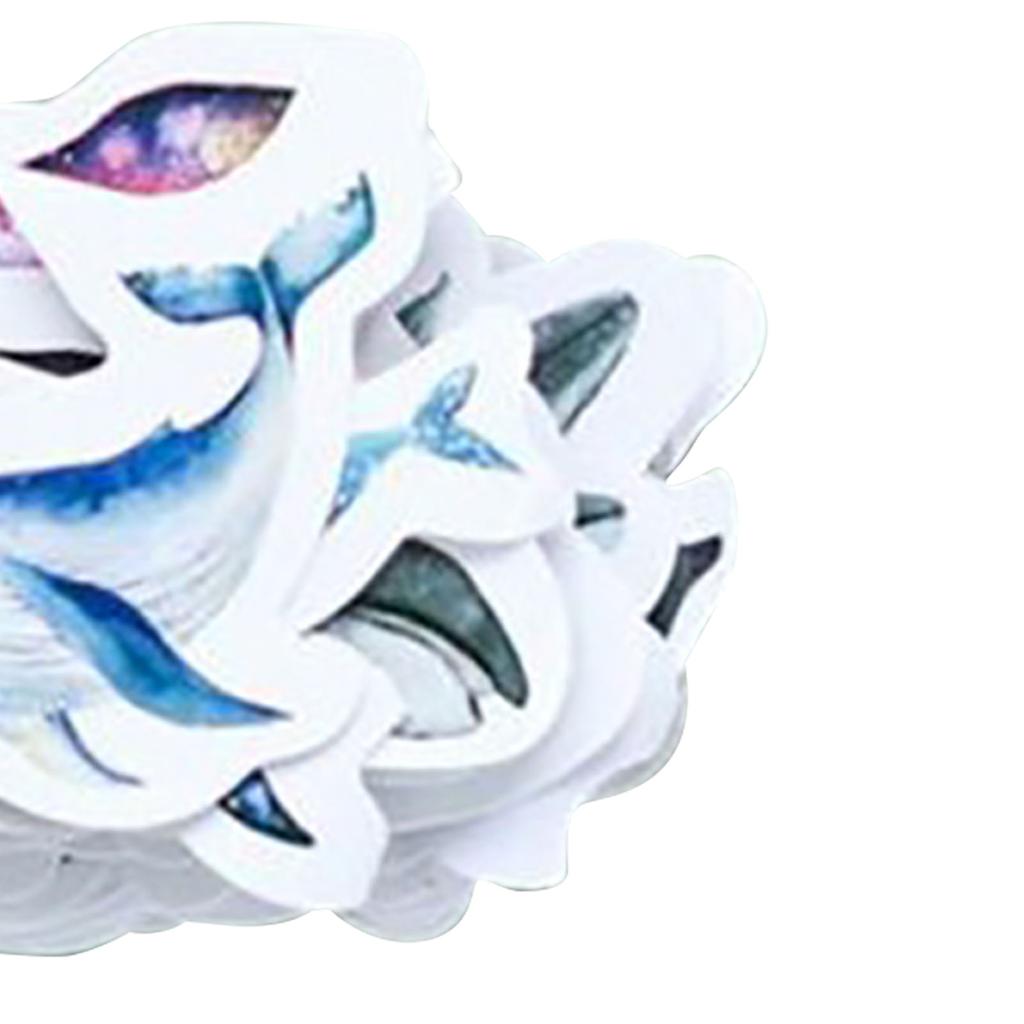 45 Pieces Scrapbooking Stickers Whale  Animal Adhesive Sticker for  Scrapbook Photo Album