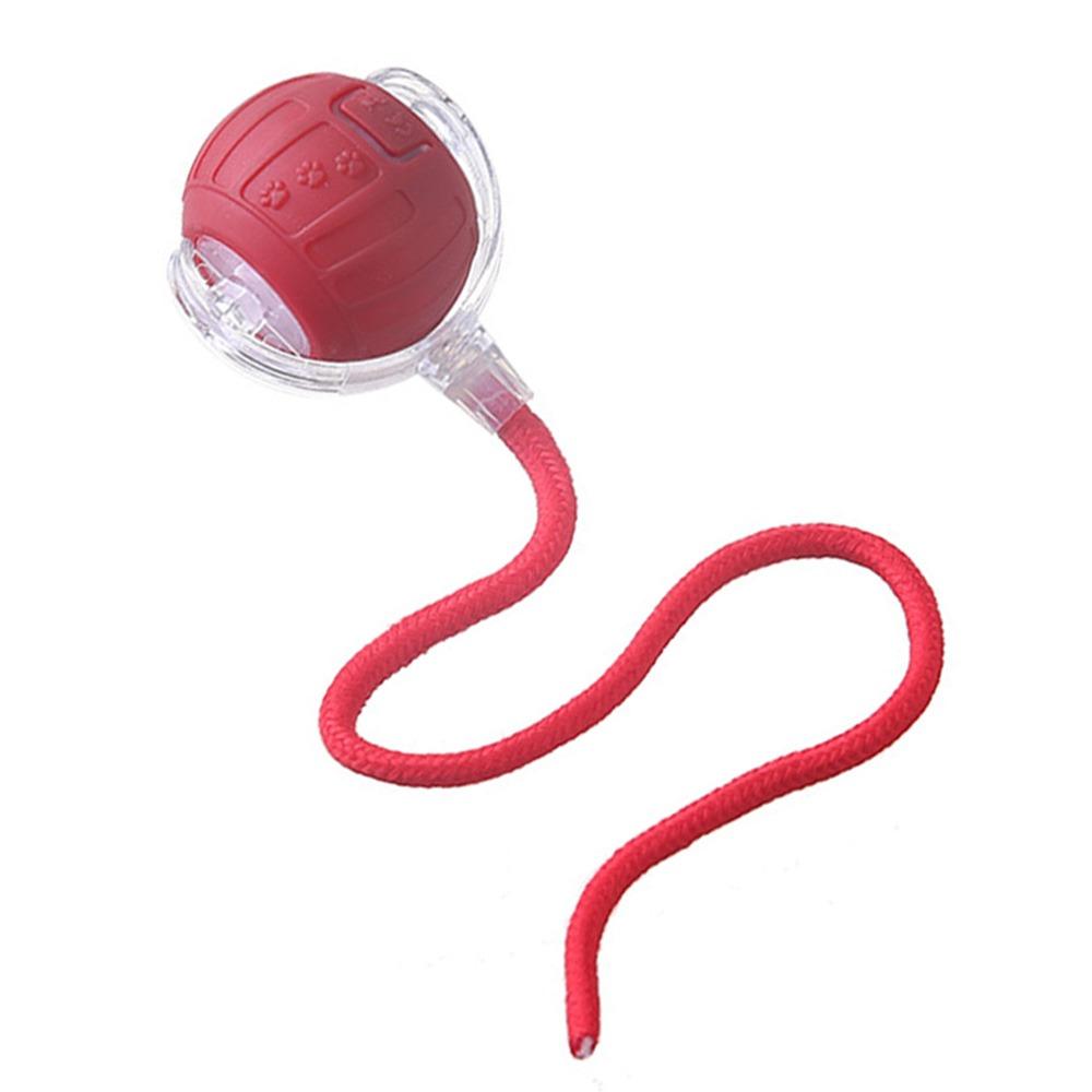 Automatic Smart Cat Toys Fast Rolling Imitate Mouse Tail Electric Cat Ball Toy Indoor Playing Rechargeable