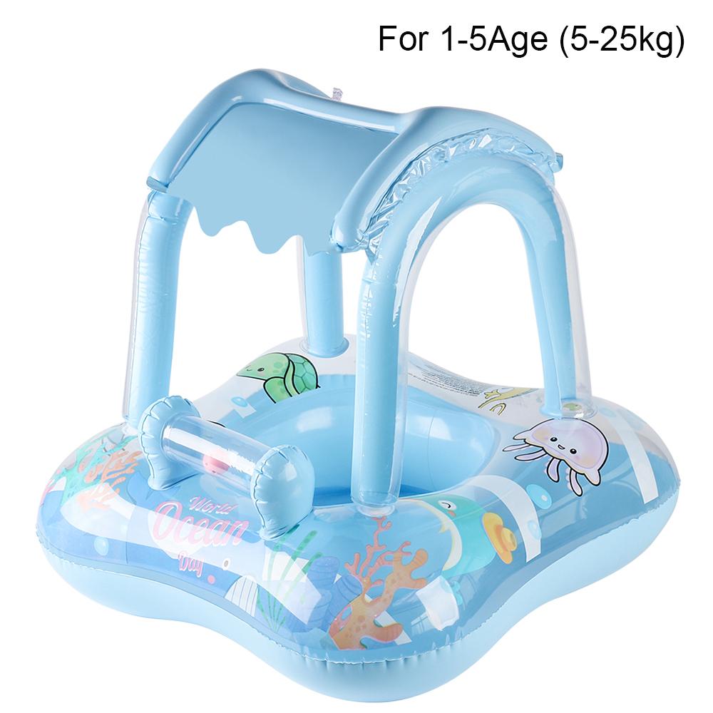 Pool floats with canopy for Kids, Toddler Infant Pool Float for Baby,Swimming Ring Floaties for Pool,Beach Toys for Party