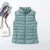 Female Autumn and Winter Slim Warm Vest Inner Wear Solid Color Sleeveless Vest