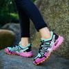 Neue Damen-Outdoor-Wanderschuhe, leichte, verschleißfeste Wanderschuhe für Bergsteigen, wasserdichte große Leder-Sportschuhe für Damen