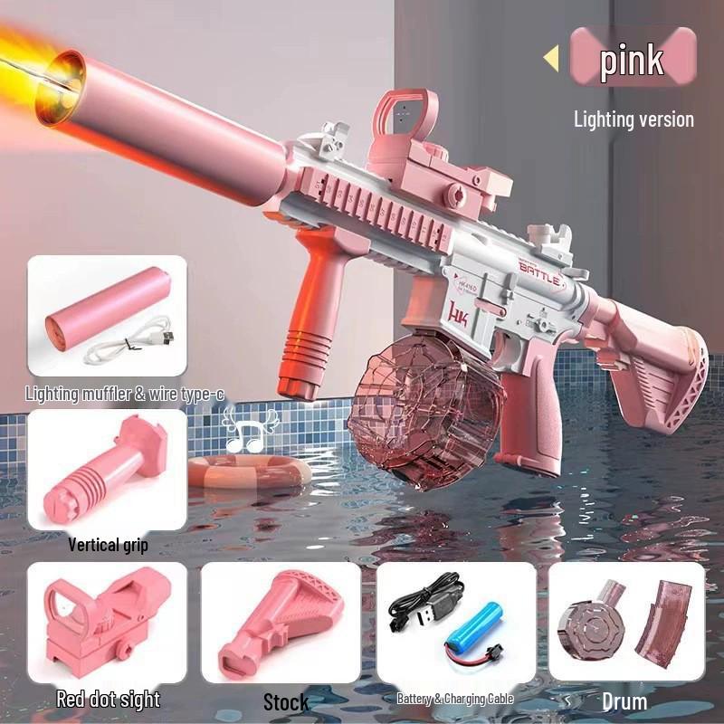 Electric Water Gun MP45: Self-Priming, Rechargeable, Large Capacity Outdoor Toy for Boys and Girls