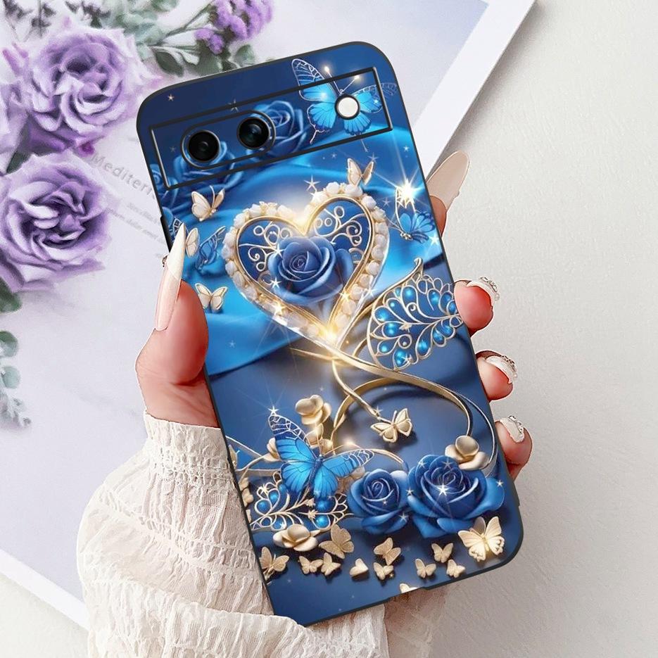 Für Google Pixel 8A Hülle Cooles Design Muster Abdeckung Stoßfest Weiches TPU Handyhülle Für Google Pixel 8 Pro Pixel8 A Pixel8A Fundas