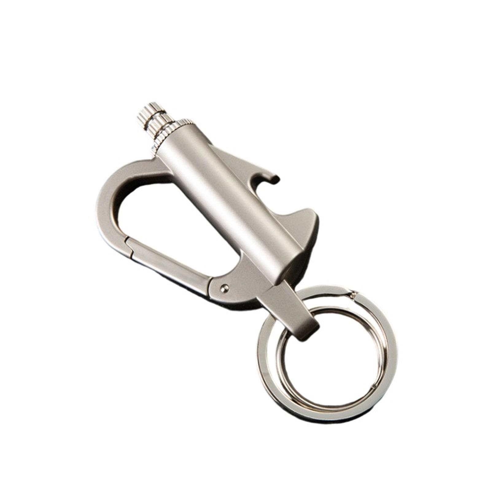 

Многофункциональный брелок с 10 000 спичек, Персонализированная керосиновая зажигалка, Подвеска-открывашка для пива, Водонепроницаемая зажигалка One Size серебряный