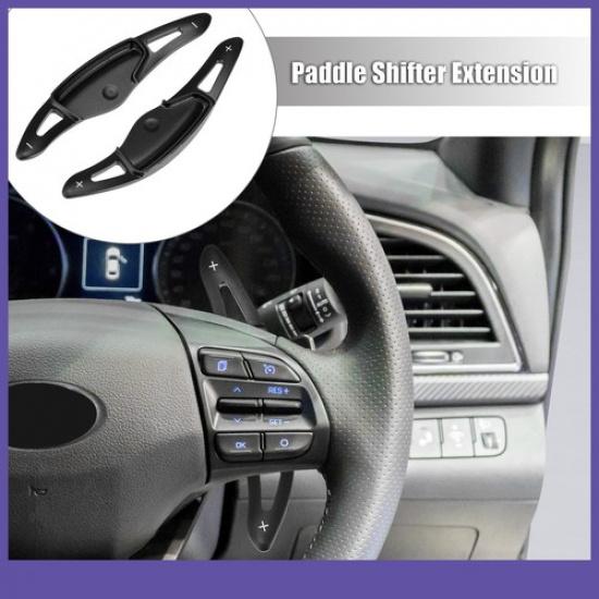 Black Steering Wheel Paddle ONE PAIR  for Hyundai Elantra Sport 2017-