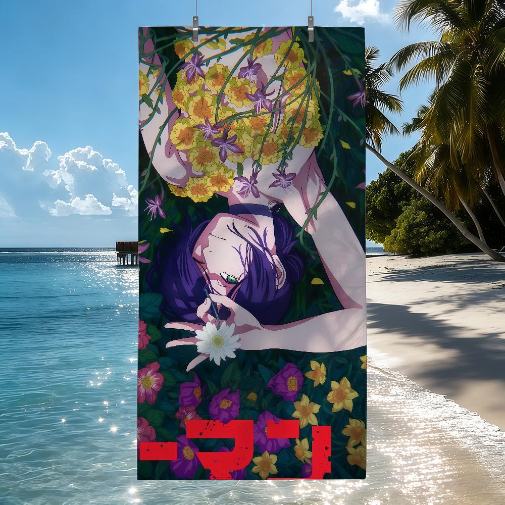 Chainsaw Man Reze ARC Towel Beach Towel Travel Lightweight Skin Friendly for Pool Beach Camping Cruise Summer