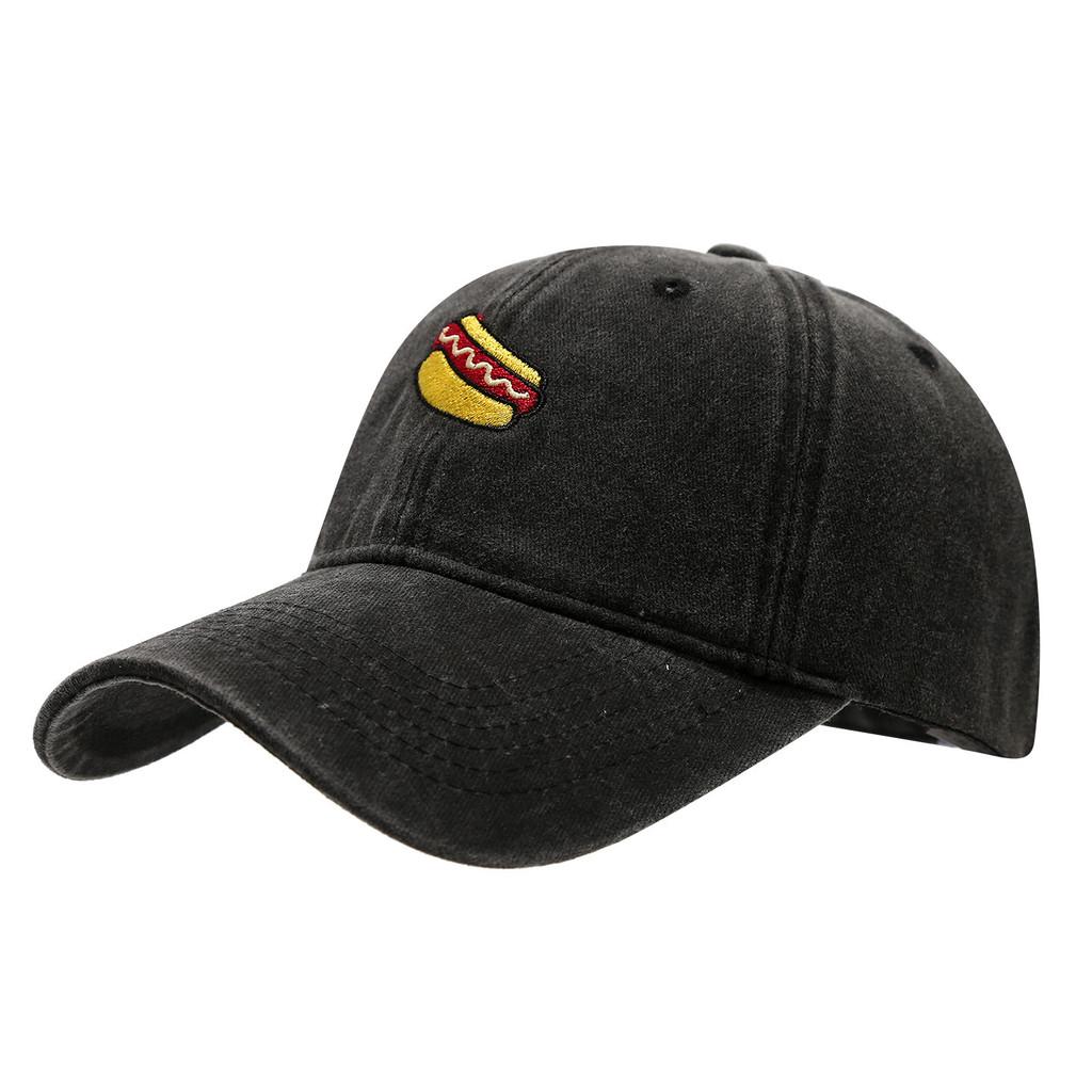 Vintage Hundmönster Basebollkeps Med Broderi För Avslappnade Kvinnor Män Sommar