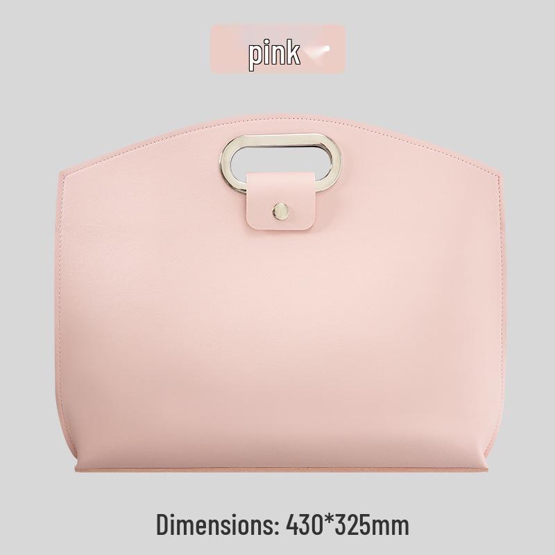 Elegant Women's Soft Leather Laptop Tote - High-End, Large Capacity, Fashionable Briefcase for Work and Commuting.