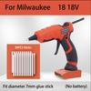 Cordless Hot Melt Glue Gun For Makita/DEWALT/BlackDecker/Milwaukee/Bosch With 30 Sticks 18V Lithium Battery Electric Repair Tool