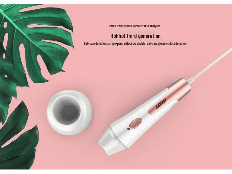 JHOT Wireless WiFi Magic Mirror Skin Analyzer: Three-Spectrum Epidermis, Dermis, UV Tester
