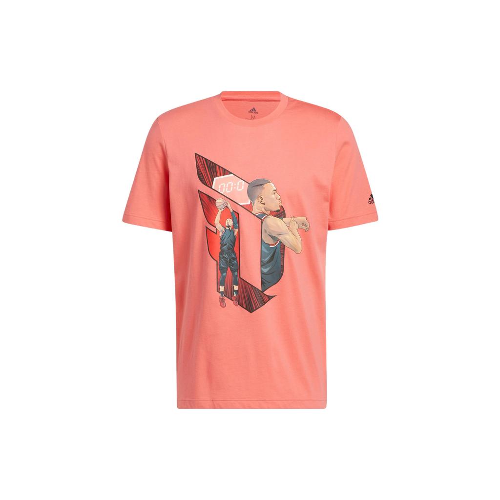 Adidas Set in Sleeve T Shirt Men's Pink HS4323