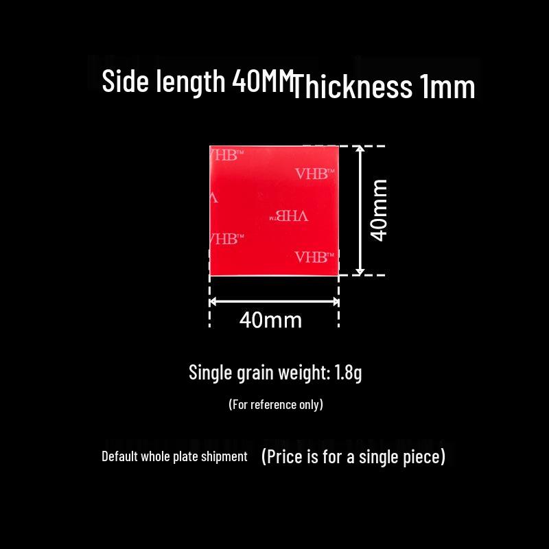 Xinda Feng Trace-Free Nano Double-Sided Tape for Car Ornaments - High Viscosity, Transparent PET
