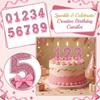 Fashion Cartoon Creative Birthday Candles Party Digital Candles