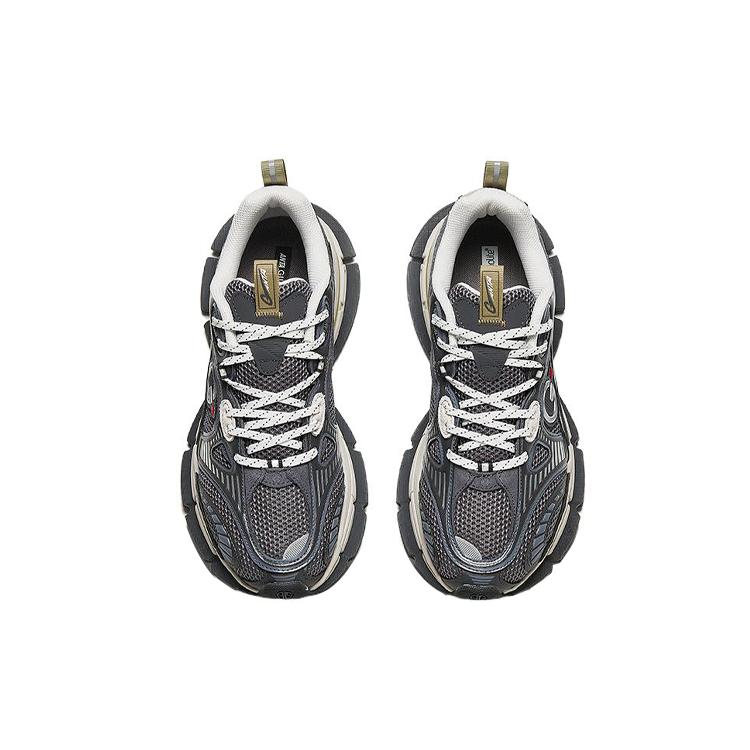 New ANTA Champion Series Running Shoes Men Low Top Black Gray Color 112348805A-2