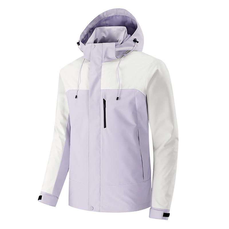 2024 Bei Jia Unisex Waterproof Windbreaker Jacket - Trendy Spring & Autumn Casual Coat for Couples