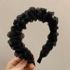 Simple Trendy Pleated Headbands Cloth Hair Band Cute Elegant Ruffle Hairband