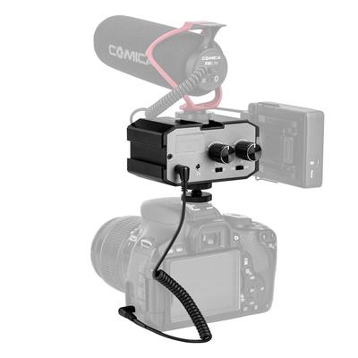 CoMica CVM-AX1 Dual Channel 3.5mm Audio Mixer Adapter for Canon Nikon Sony
