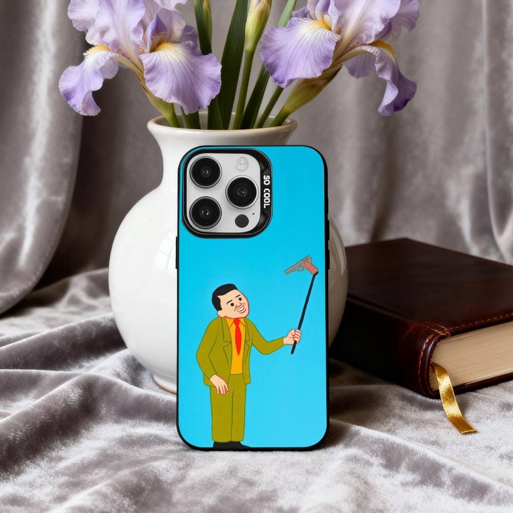 N-New A-Art J-Joan C-Cornella Phone Case For iPhone17,16,15,14,13,12,11 Plus,Pro Max Black Candy silver phone case