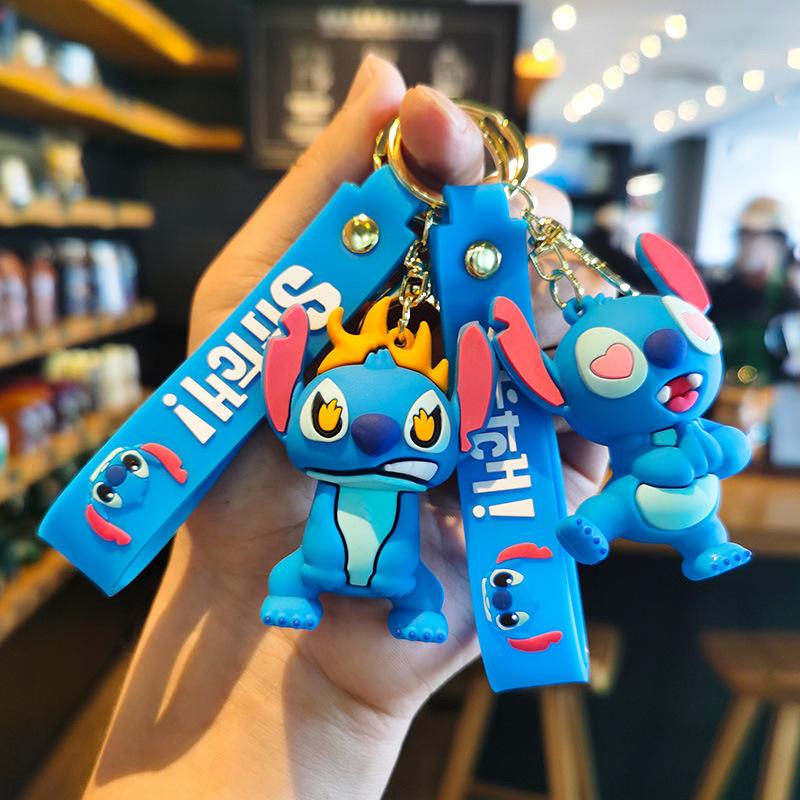 Stitch Keychain Cartoon Cute Doll Machine Small Gift Student Gift Kawaii Cute Personalized Gifts Y2k Fashion Toys Anime Cartoon