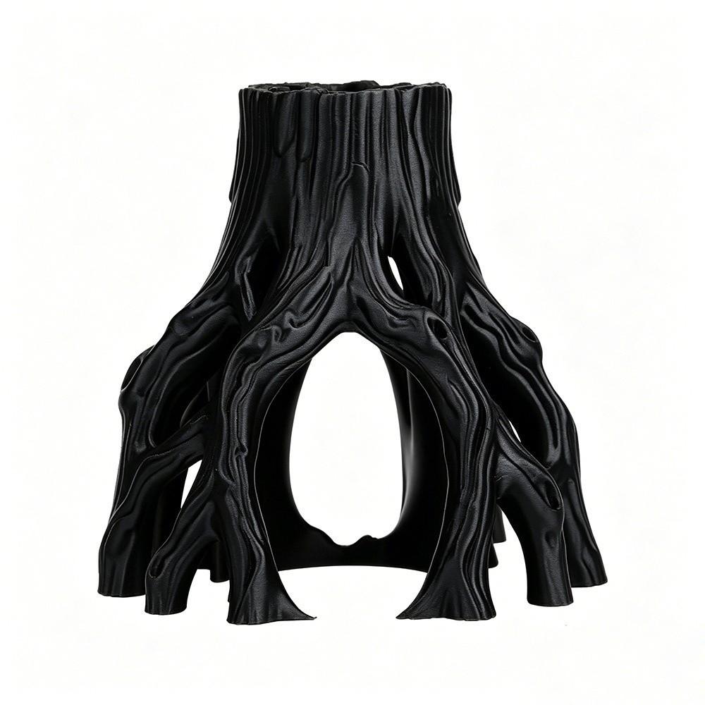 3D Printed Tree Stump Fish Tank Decoration Multi-Hole Irregular Aquarium Landscaping Plastic Shrimp Shelters Breeding Habitat