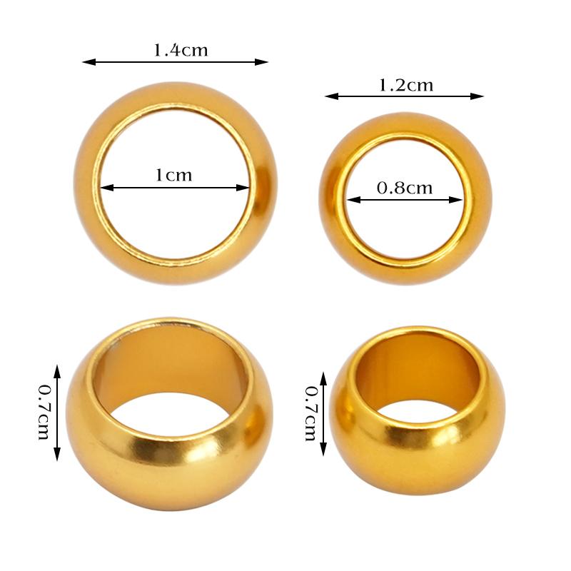 5 Stück Aluminium Vogel Fußring Innendurchmesser 8mm/10mm Tauben Papagei Vogel Outdoor Flugtraining Identifikation Rennbedarf