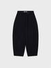 Visus Cotton Belted Pants_Black