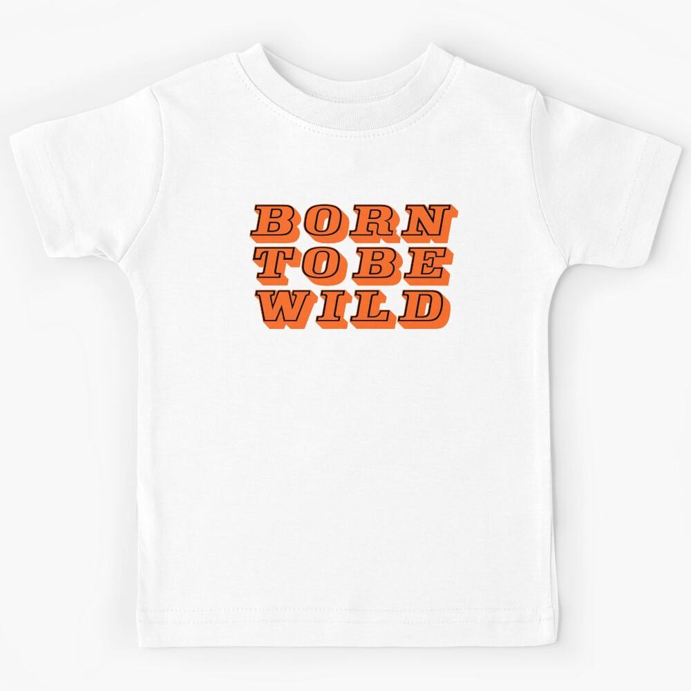 Born To Be, Rock Style Kids T-Shirt 100