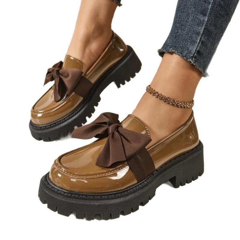 Women's Casual Thick Platform Wedge Loafers Leather Shoes Quality Guaranteed Bulk Discount