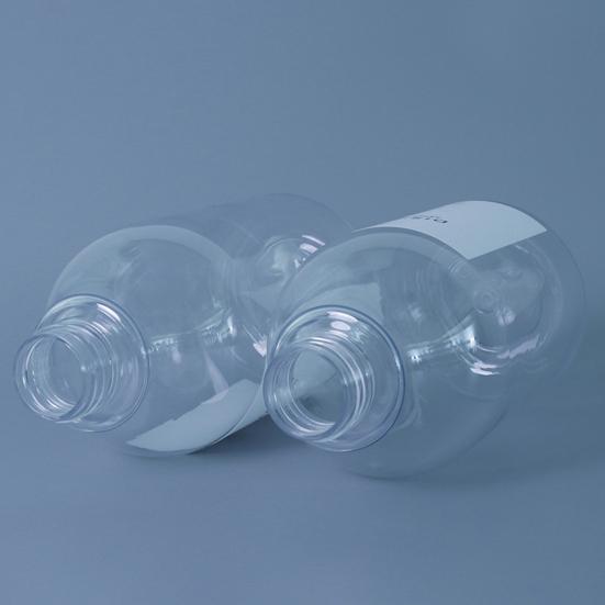 500ml Soap Dispenser Clear Refillable Plastic Pump Press Shampoo Dispenser Bottle Bathroom Accessories
