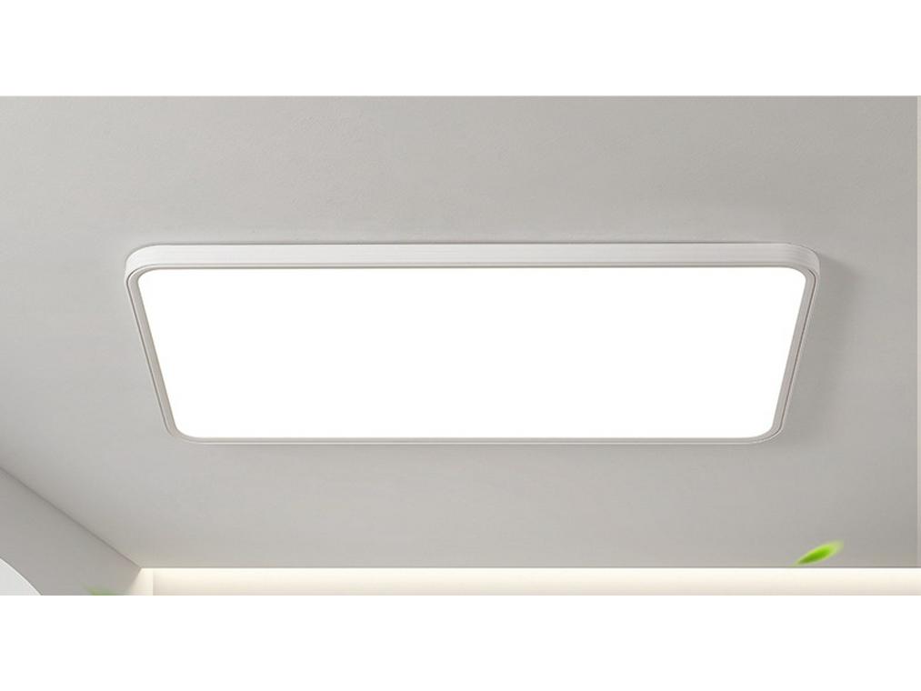 Ultra-Thin Minimalist Ceiling Light with Full Spectrum Eye Protection for Living Room or Bedroom
