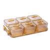 CAIZHI Divided Fruit & Snack Serving Platter with Lid