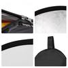 TARION Reflector 80cm Round Foldable Light Reflection Reflector 5 Colors Gold Silver White Black Semi-transparent