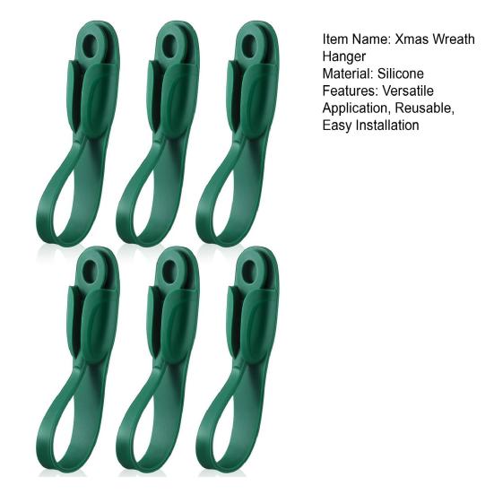 Weihnachtskranzaufhänger Kaminsims Girlandenhaken Selbstklebende Weihnachtsstrumpfaufhänger Wiederverwendbare Kranzhaken für Kamin Treppenhaus Geländer