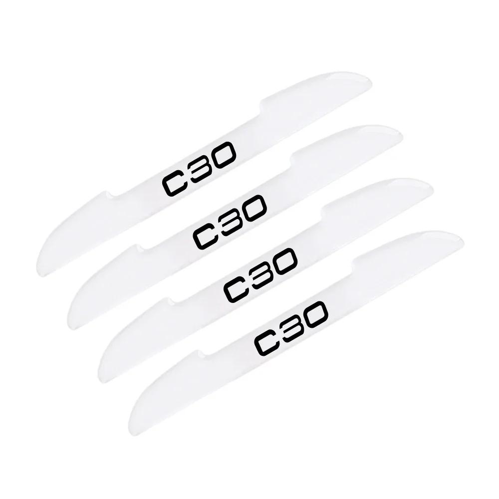 4PCS Car Anti-Collision Strips Auto Accessories For Volvo XC90 XC60 C30 T6 S60 C70 XC40 V40 XC70 V70 V60 V50 S80 S40 AWD V90 S90