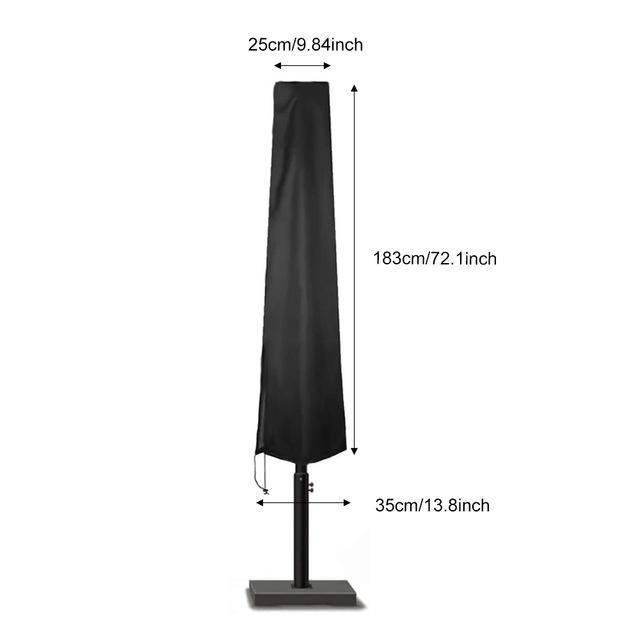 Elastic Umbrella Cover 6 Sizes, Waterproof Sun & Rain Protection for Outdoor Parasols