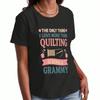 Quilting Friends Flamingo Wounisex Baumwoll-T-Shirt, Baumwolle Premium-Druck, Langlebig, Freizeitmode. Mit einem Flamingodesign und dem Slogan der Freundesbande