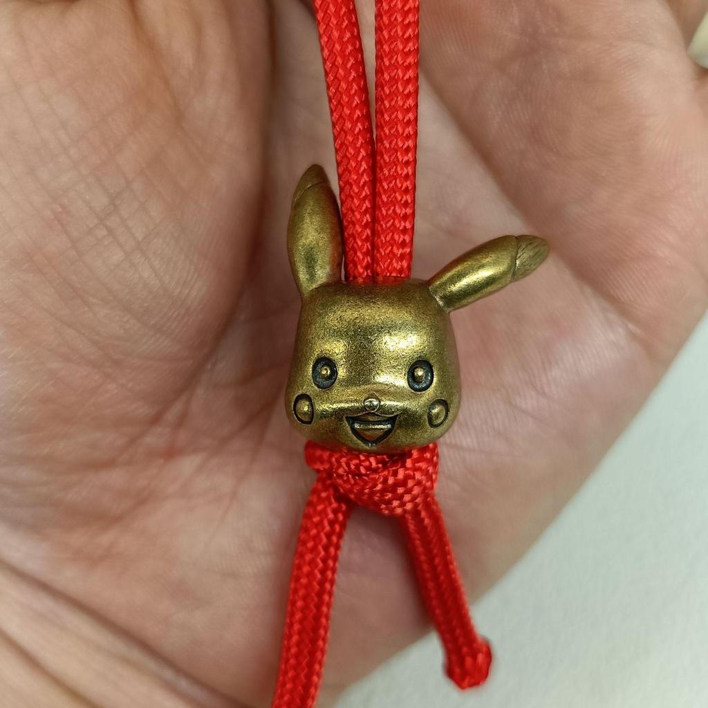 Electric Mouse Knife EDC Paracord & Flashlight Keychain Pendant